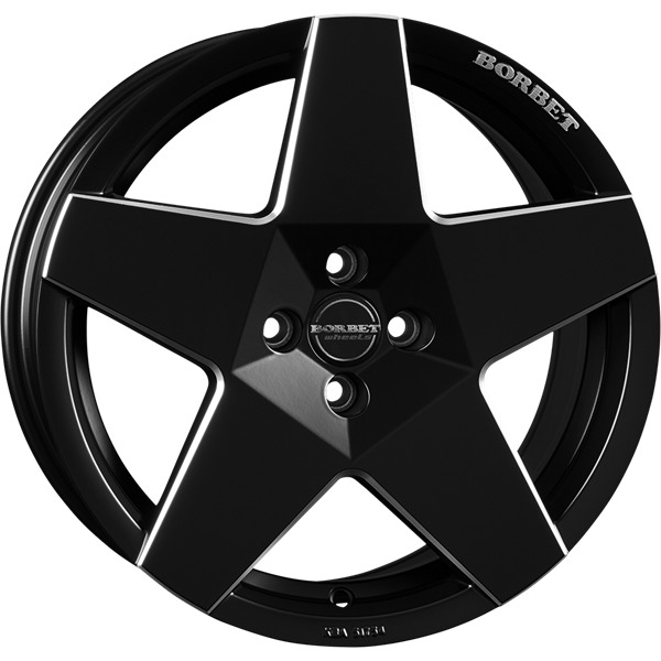 Borbet A NEU 4 black 7,50x17 4x100,00 ET25,00