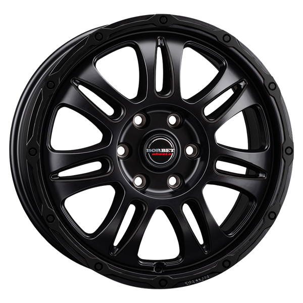 Borbet CW8 black matt 8,00x18 5x118,00 ET50,00