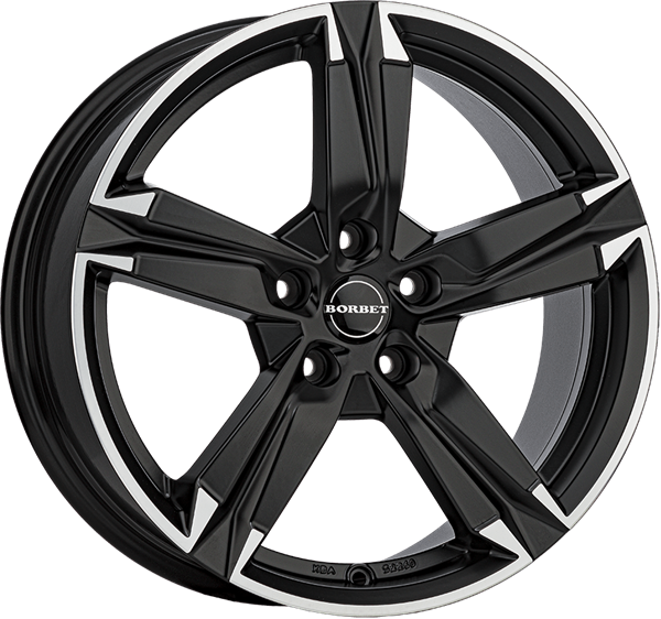 Borbet T10 black polished 7,00x17 5x114,30 ET50,00