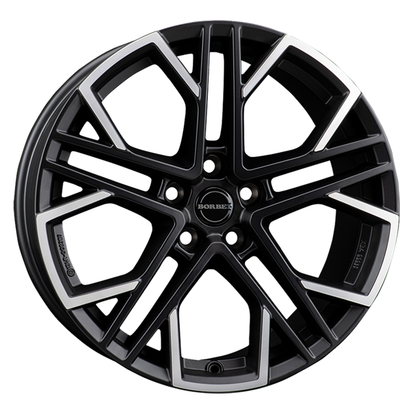 Borbet XV black polished 8,50x19 5x114,30 ET45,00