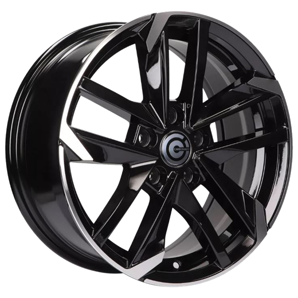 Carbonado Rennes Black Polished 7,50x17 5x108,00 ET45,00