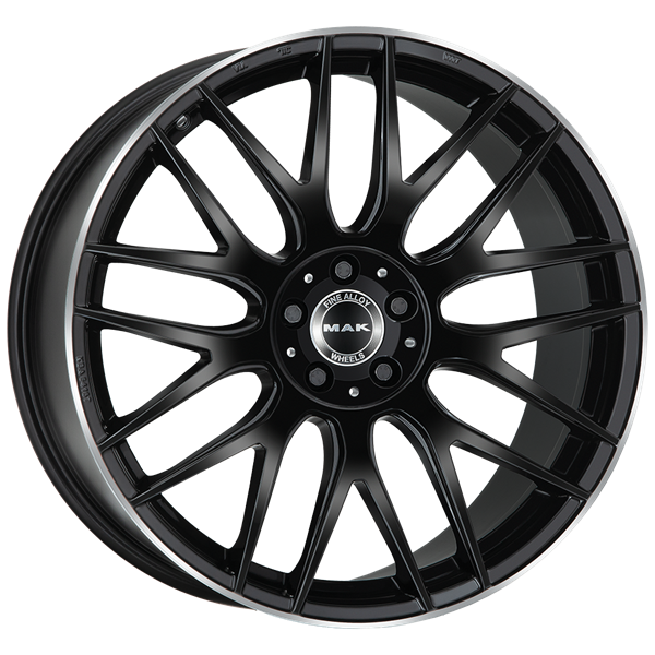MAK Arrow-D Black Mirror Lip 9,50x20 5x112,00 ET43,00