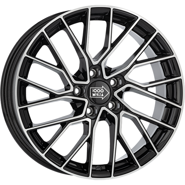 Mille Miglia MM1024 Black Polished 8,00x18 5x114,30 ET40,00