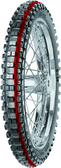 Mitas C-17 90/90-21 54 R Front TT M/C White, WIN FRIC