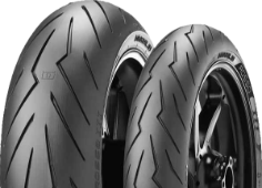 A futófelület közeli képe Pirelli Diablo Rosso III 100/80 R17 52 H Front TL M/C