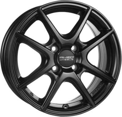 ANZIO Split Matt Black 6,00x15 4x108,00 ET23,00