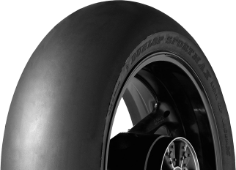 A futófelület közeli képe Dunlop Sportmax GP Racer Slick D212 190/55 R17 Rear TL M