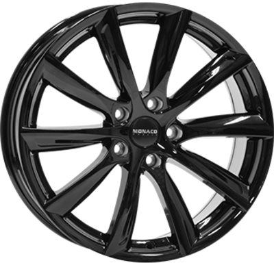 MONACO WHEELS Grand Prix 6 Gloss Black 8,00x18 5x114,30 ET40,00
