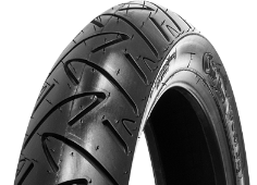 A futófelület közeli képe Continental ContiRoad 100/80-17 52 S Front TL M/C