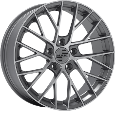 MAK Monaco Gun Metallic Mirror