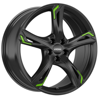 Ronal R62 Jetblack Green 8,50x20 5x114,30 ET40,00
