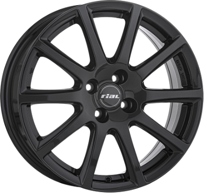RIAL Milano Black Gloss 6,00x15 4x100,00 ET45,00