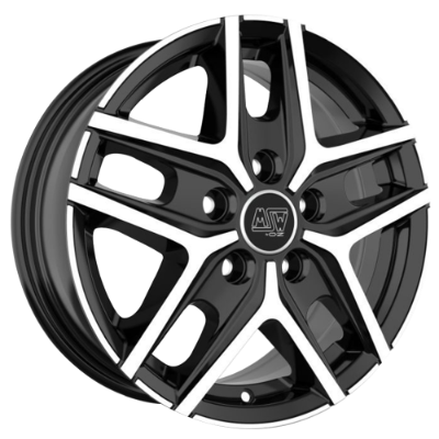 MSW 40 VAN Black Polished 6,50x16 5x118,00 ET48,00