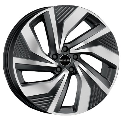 MAK Electra Black Mirror 8,00x20 5x114,30 ET35,00
