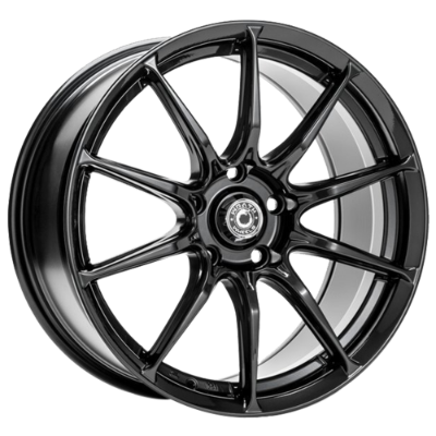 WRATH WHEELS WF-12 Black Gloss 8,50x18 5x114,30 ET45,00