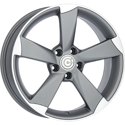 Carbonado Graphene Matt Anthracite Polished 8,00x18 5x112,00 ET30,00