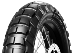 A futófelület közeli képe Metzeler Karoo 4 110/80 R19 59 T Front TL M/C M+S
