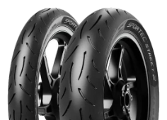 A futófelület közeli képe Metzeler Sportec Street 2 80/90-14 40 S Front/Rear TL M/C