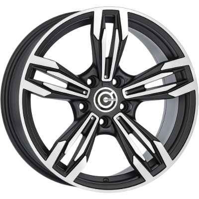 Carbonado Dynamite Matt Black Polished 8,50x18 5x120,00 ET20,00