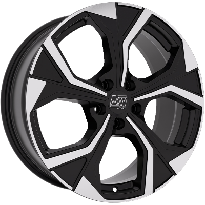 MSW 43 Black Polished 8,00x18 5x112,00 ET50,00