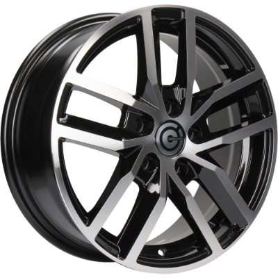 Carbonado Ice Black Polished 6,00x15 5x100,00 ET38,00