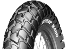 A futófelület közeli képe Dunlop K460 90/100-19 55 P Front TT