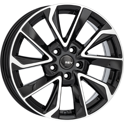 REVATIVO Orbit Black Polished 6,50x16 5x108,00 ET45,00