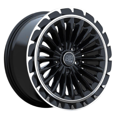 MSW 32 Gloss Black Diamond Lip 7,50x19 5x112,00 ET32,00