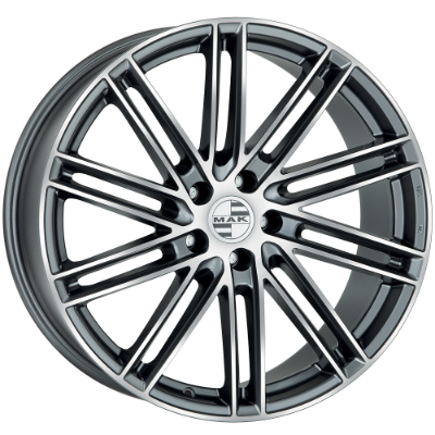 MAK Leipzig-D Gun Metallic Mirror 11,00x20 5x130,00 ET60,00