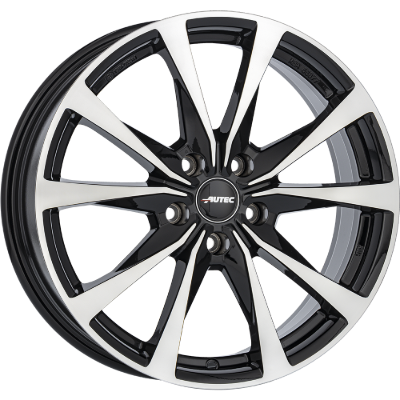 Autec Brixen Black Polished 6,50x16 5x114,30 ET32,00