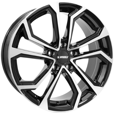 itWHEELS Ella Black Polished 6,50x16 5x108,00 ET45,00