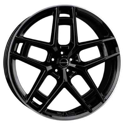 Borbet TF black rim polished glossy 10,50x24 5x112,00 ET20,00