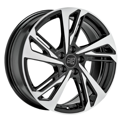 MSW 60 Black Polished 6,50x16 5x112,00 ET46,00