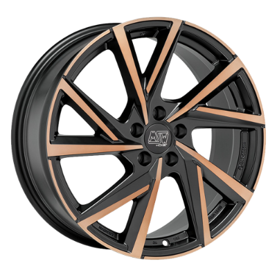 MSW 80-5 Matt Black Copper Polished 8,00x19 5x112,00 ET45,00