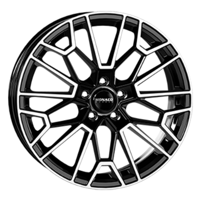 MONACO WHEELS Grand Prix 13 Black Polished 8,00x19 5x112,00 ET30,00