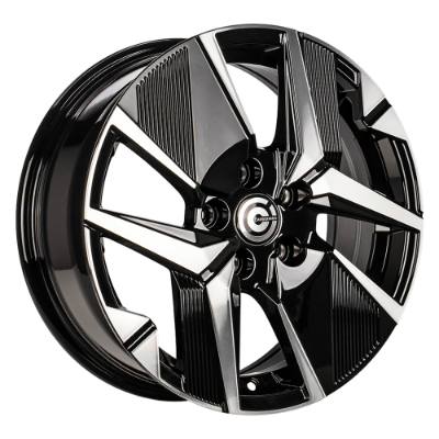 Carbonado Loire Black Polished 6,50x16 4x108,00 ET32,00