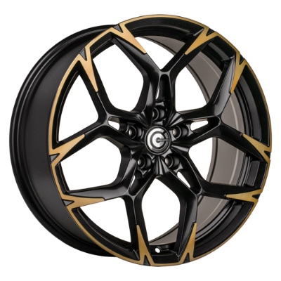 Carbonado Monster Matt Black Cooper Polished 8,00x18 5x112,00 ET40,00