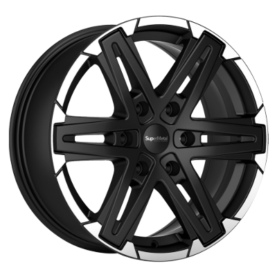 SuperMetal Compass Black Lip polished 8,50x18 6x139,70 ET20,00