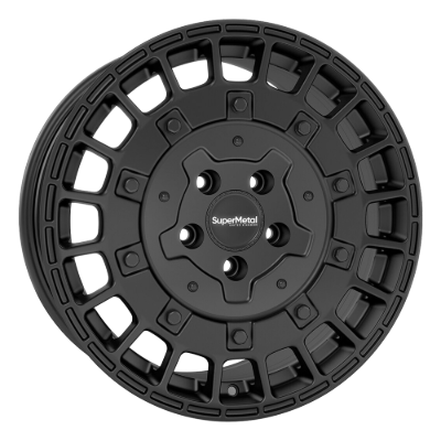 SuperMetal Rig Black matt 6,50x16 6x120,00 ET50,00