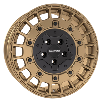 SuperMetal Rig Bronze Black matt 7,50x17 6x120,00 ET48,00