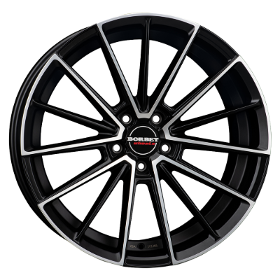 Borbet FB2DC black polished matt 9,00x20 5x112,00 ET20,00