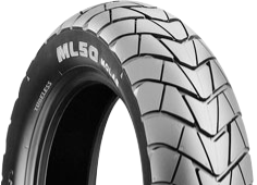 A futófelület közeli képe Bridgestone ML 50 110/80-12 51 J Front/Rear TL M/C