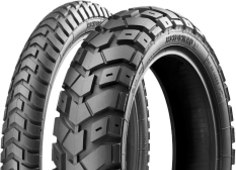A futófelület közeli képe Heidenau K60 Scout 120/70 B19 60 T Front TL M/C M+S