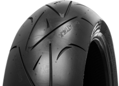 A futófelület közeli képe Continental ContiSportAttack 190/55ZR17 (75 W) Rear TL M/C