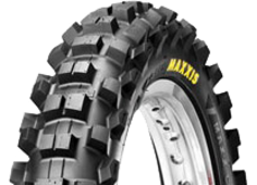 A futófelület közeli képe Maxxis M7312 Maxxcross SI 90/100-14 49 M Rear TT NHS