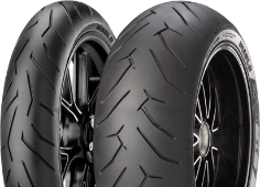 A futófelület közeli képe Pirelli Diablo Rosso II 170/60ZR17 (72 W) Rear TL M/C